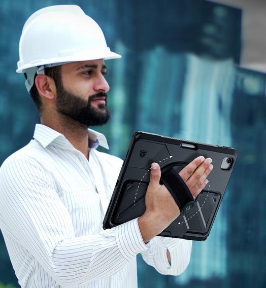 Dexnor 360° tok pánttal és tolltartóval iPad Air 13" 2025/2024 (7./6. generáció) készülékekhez