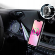 Telefontok a iPhone 14, MagForce MagSafe, fekete