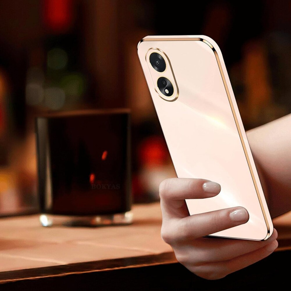 Tojás Oppo A38 4G / Oppo A18 4G, Glamour CamShield, rózsaszín rose gold