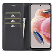 Pattintható tok a Xiaomi Redmi Note 12 4G, Carbon LC.IMEEKE, fekete