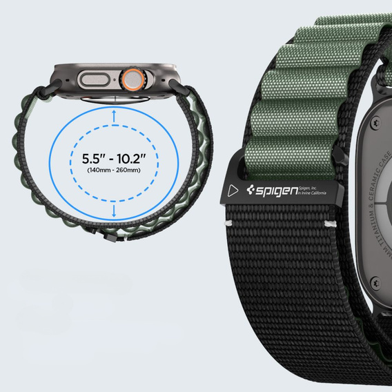 Spigen WBF1 szíj Apple Watch 8/9/10/11/SE/Ultra 1/2 (44/45/46/49 mm) készülékekhez