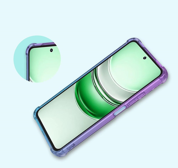 Tok Realme 14X / Realme C75, Gradient Dropproof, Lila / kék
