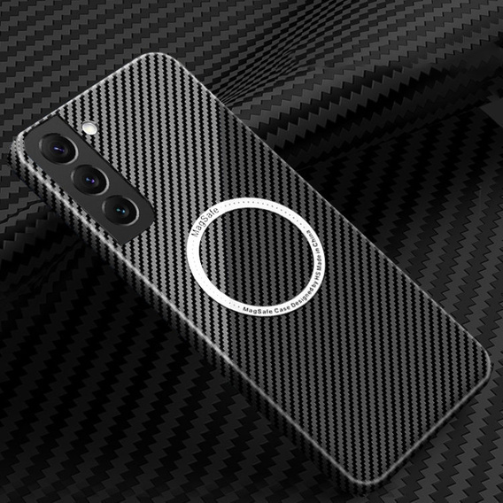 Telefontok a Samsung Galaxy S22, Magsafe Slim Carbon, fekete / szürke