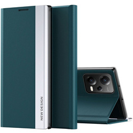 Pattintható tok a Xiaomi Poco X5 5G / Redmi Note 12 5G, Side Magnetic, zöld