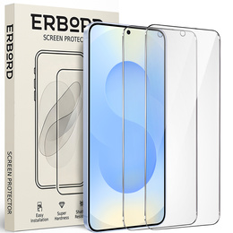 2x edzett üveg a Samsung Galaxy S24+/S25+ Plus, ERBORD 9H Hard Glass a képernyőn
