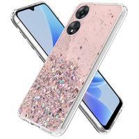 Telefontok a Oppo A17, Glittery, rózsaszín