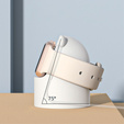 Silikonowa podstawka do ładowania Apple Watch 1/2/3/4/5/6/7/8/SE/Ultra, Biała