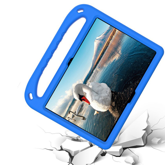 Gyermek tok Lenovo Tab M10 X505 / X605 / Lenovo Tab P10 X705F 10.1, gyermek tok fogantyúval, kék