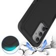 Páncélozott tok Samsung Galaxy S23 FE, Dual Shockproof, fekete