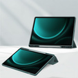 Tok Samsung Galaxy Tab S9 FE+ Plus, Smartcase Hybrid, tolltartó résszel, zöld