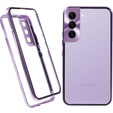 Telefontok a Samsung Galaxy S21, Magnetic Dual Glass, lila