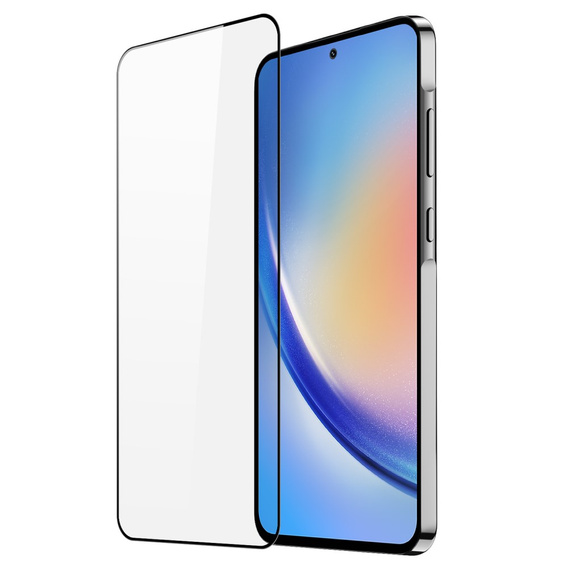Edzett üveg Samsung Galaxy A35 5G, Dux Ducis teljes képernyőhöz, fekete