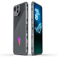 Tok ASUS ROG Phone 8 Pro, Armor Bumper, lencsevédővel, szürke / ezüst