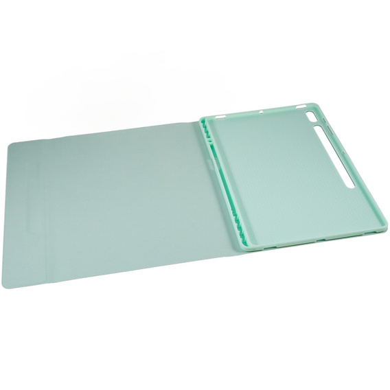 Tok + billentyűzet Galaxy Tab S7+ Plus / S8+ Plus /S7 FE T730 T733, Pen Slot, menta