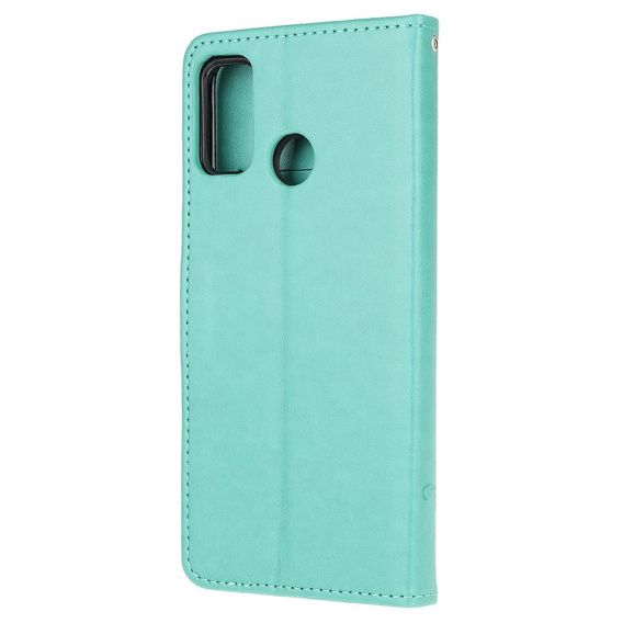 Pattintható tok a Motorola Moto G30 / G10, Butterfly, kék
