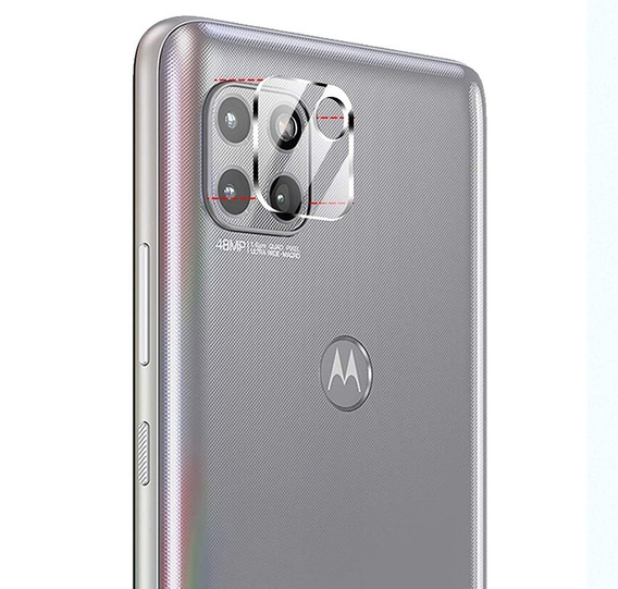Edzett kameraüveg Motorola Moto G 5G, kék