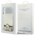 GUESS Liq. Glitter 4 Charms tok iPhone 17 Pro-hoz