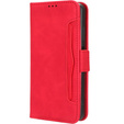 Pattintható tok a Honor 90 Lite 5G, Card Slot, piros