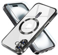 Tok iPhone 16-hoz, Electro MagSafe, fekete + üveg a képernyőhöz