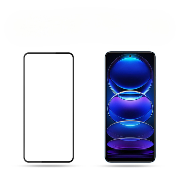 Mocolo Full Glue edzett üveg a következőkhöz Xiaomi Poco X5 Pro 5G, fekete keret