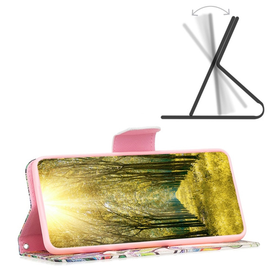 Pattintható tok a Samsung Galaxy A35 5G, Wallet, Tree of Life
