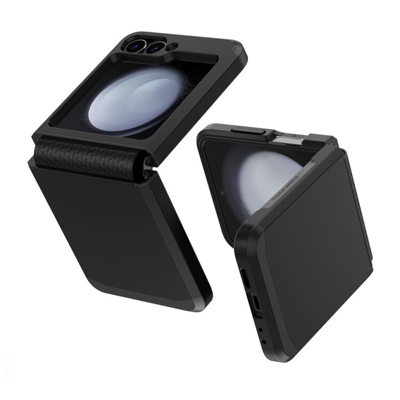 Páncélozott tok Samsung Galaxy Z Flip7 FE / Z Flip6, Armor Shockproof, fekete