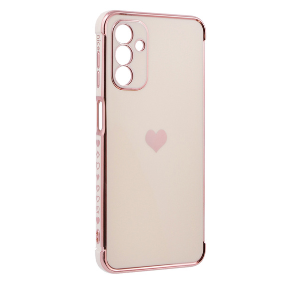 Telefontok a Samsung Galaxy A13 5G, Electro heart, rózsaszín rose gold