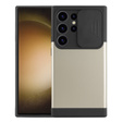 Telefontok a Samsung Galaxy S24 Ultra, ERBORD MagProtect Slide Camera, arany