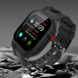 Etui SHELLBOX Waterproof do Apple Watch SE/6/5/4 44mm - Black