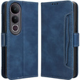 Pattintható tok a Vivo V50 Lite 4G / 5G, Card Slot, sötétkék