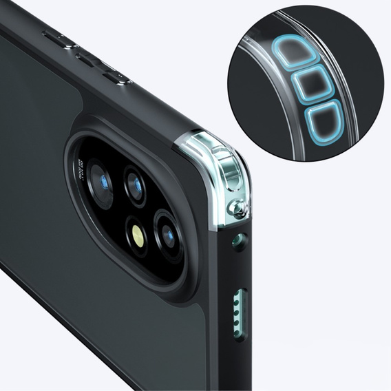 Telefontok a Honor 200 Pro 5G, Fusion Hybrid, átlátszó / fekete