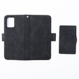 Pattintható tok a Motorola Moto G54 5G, Card Slot, fekete