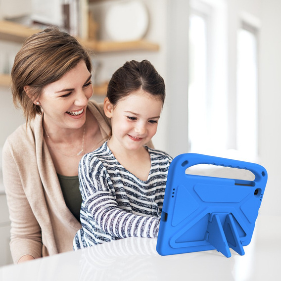 Gyermek tok Samsung Galaxy Tab S6 Lite 2022 / 2020, gyermek tok fogantyúval, kék