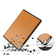 Tok iPad 10.2 2021 / 2020 / 2019, Business Card and Pen Slotl, barna