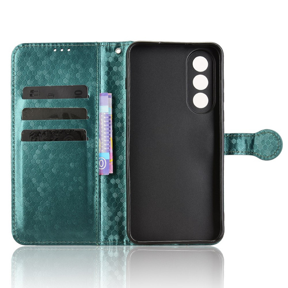 Flap tok OnePlus Nord 5, Wallet Rhombus, zöld