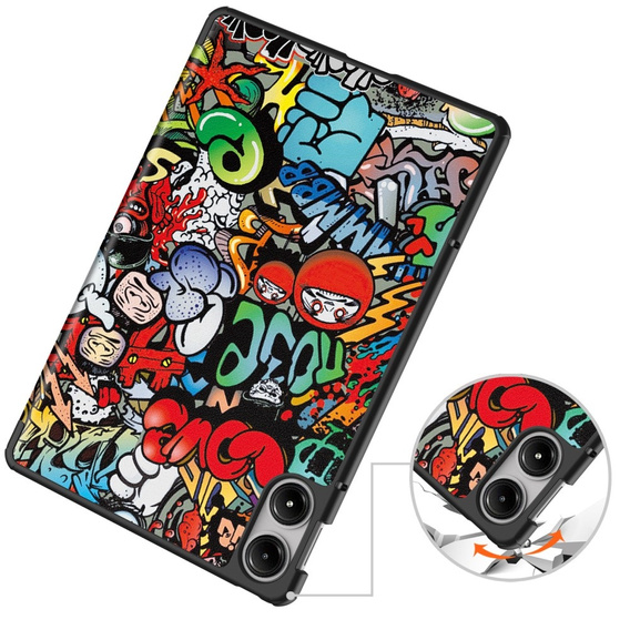 Tok Xiaomi Redmi Pad Pro / Xiaomi Poco Pad, Smartcase, graffiti