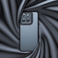 Tok Xiaomi Redmi 15 5G / 4G, kameravédelemmel, átlátszó, fekete oldallapokkal