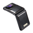 CASEME flip tok Samsung Galaxy Z Flip 3, Waxy Textured, fekete