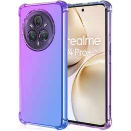 Tok Realme 14 Pro+ 5G, Gradient Dropproof, Lila / kék