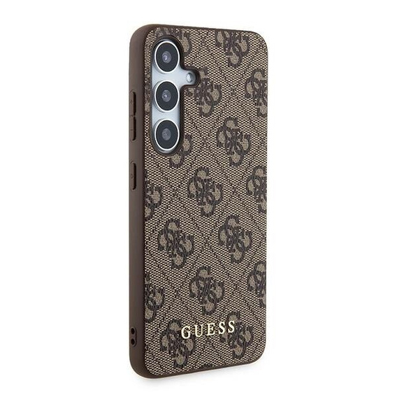 GUESS Telefontok a Samsung Galaxy A55, 4G Charms Collection Hardcase, barna