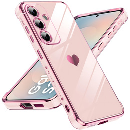 Telefontok a Samsung Galaxy S25 FE, Electro heart, rózsaszín rose gold