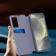 Flip tok Samsung Galaxy S25 Edge, Smart View Wallet, lila
