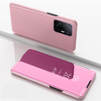 Telefontok a Xiaomi 11T / 11T Pro, Clear View, rózsaszín rose gold