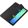 Tok Samsung Galaxy Tab S10 FE+ Plus, Smartcase Hybrid, tolltartó résszel, fekete