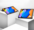 Tok Lenovo Idea Tab 11" 2025 TB336FU TB336ZU, állvány funkcióval, Smartcase, Sleeping Cat, alvó macska
