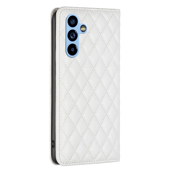 Pattintható tok a Samsung Galaxy A54 5G, Wallet, BINFEN COLOR, fehér