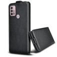Pattintható tok a Motorola Moto G10/G30, Flip, fekete