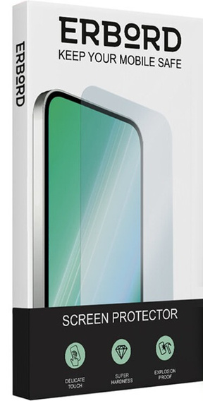 2x edzett üveg a Samsung Galaxy S24+/S25+ Plus, ERBORD 9H Hard Glass a képernyőn