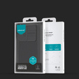 NILLKIN tok Samsung Galaxy S24, szilikon CamShield tok MagSafe-hoz, fekete