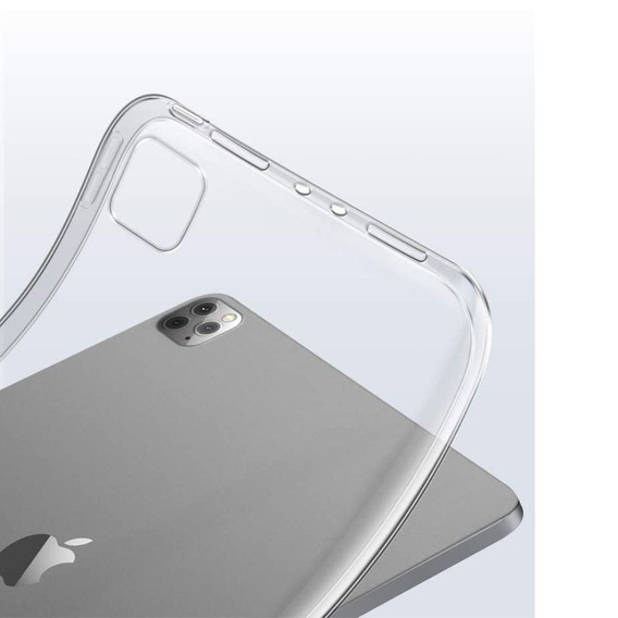 Tok iPad Pro 12.9 2022 / 2021 / 2020 / 2018 készülékhez, szilikon, átlátszó
